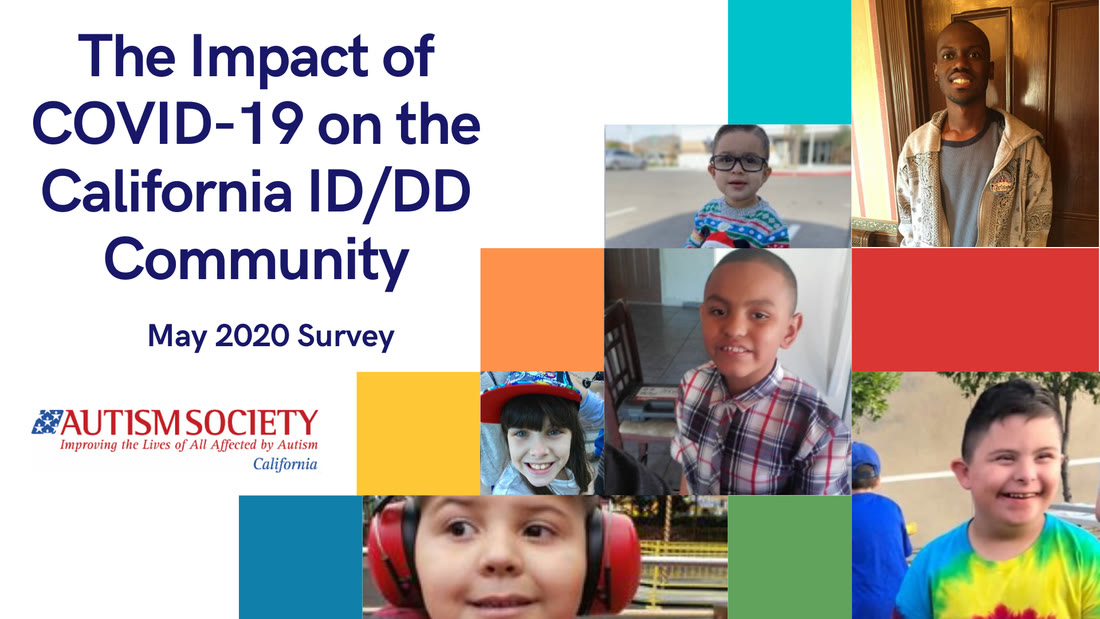 Cover of The Impact of COVID-19 on the California ID/DD Community, May 2020 Survey.